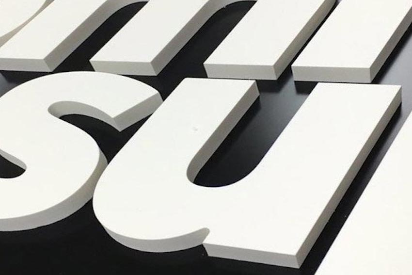 Lettres PVC Relief miniature 2