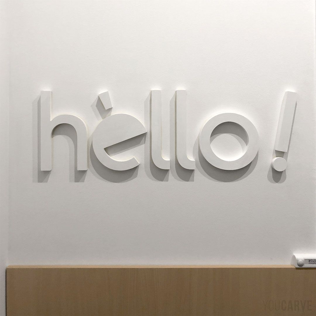 Logo Murale 3D miniature 2